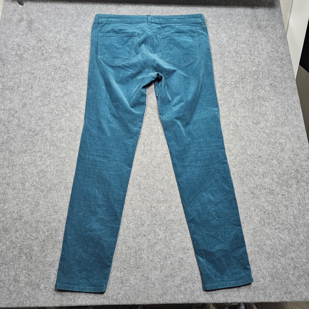 Edyson Hampton Skinny Jeans Womens 32 Long Teal Blue Corduroy Stretch 32x32 - Picture 6 of 12